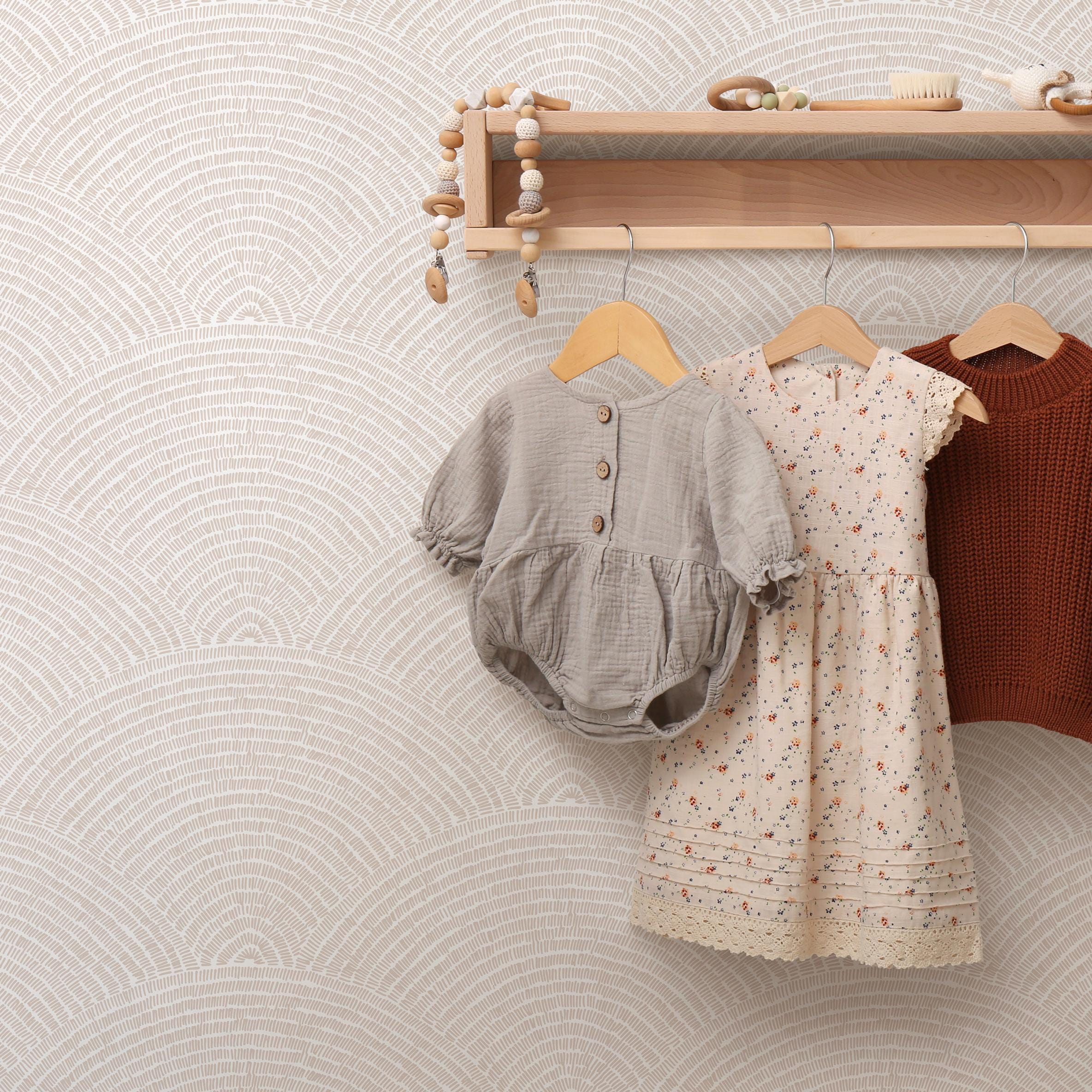 Geometric Nursery Decor – Removable Peel and Stick Wallpaper - Etsy
