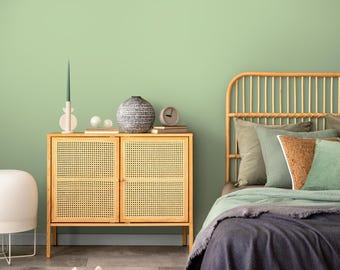 Mint Green Peel and Stick Wallpaper, Modern Minimalist Design