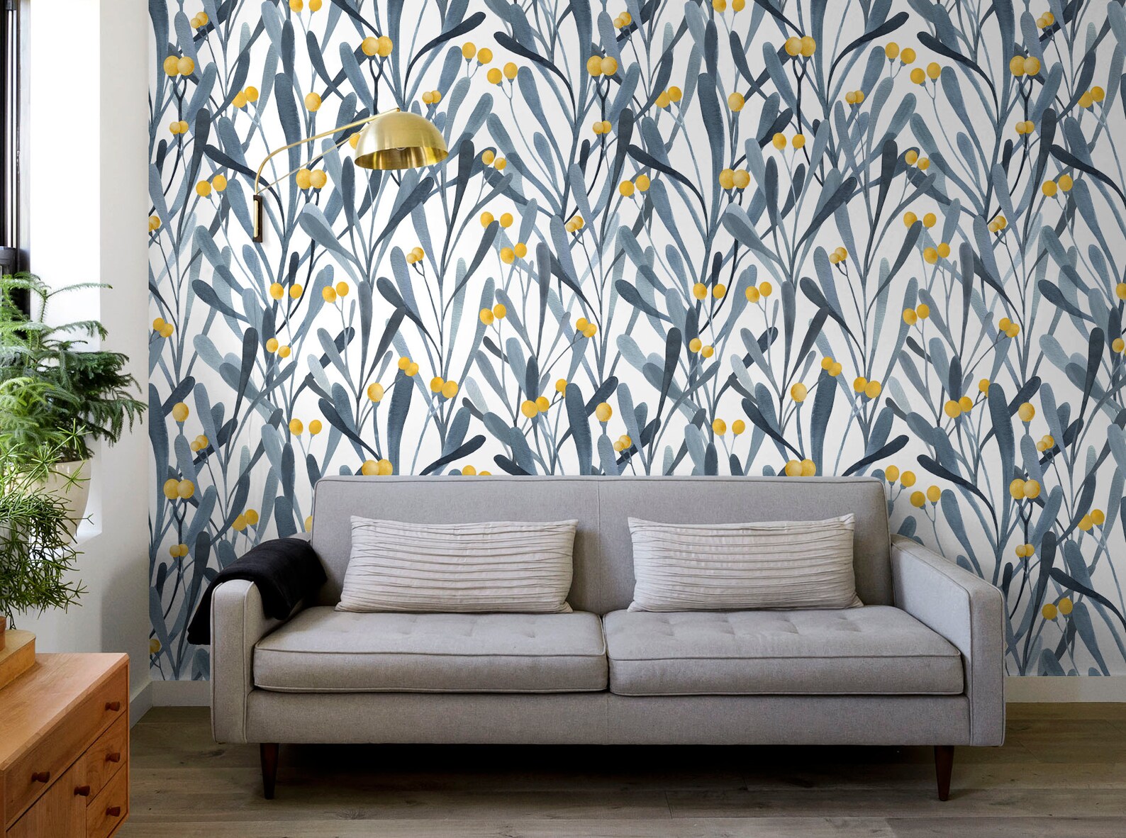 Watercolor Wallpaper Removable Wallpaper Watercolor Print Etsy