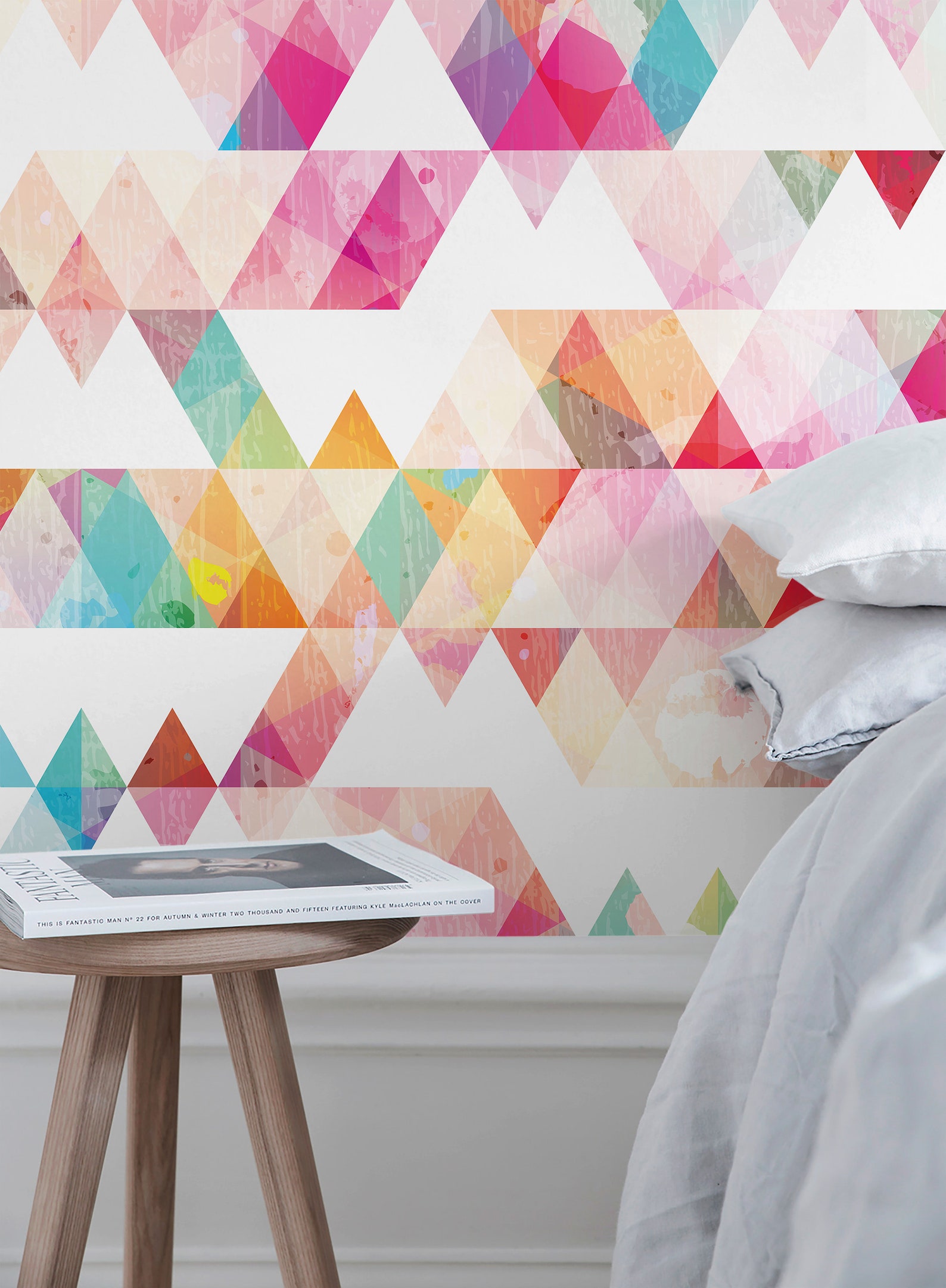 Watercolor Wallpaper Removable Wallpaper Watercolor Print Etsy