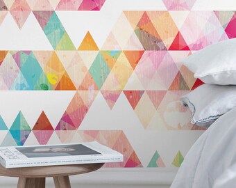 Carta da parati acquerello, Carta da parati rimovibile, Stampa acquerello, Murale acquerello, Carta da parati grande, Carta da parati rimovibile, Acquerello - A154