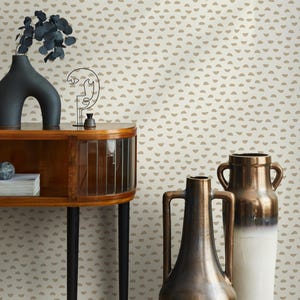 Modern Minimalist Beige Cream Wallpaper - C588