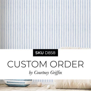 Ordine personalizzato per: Courtney Griffin - D858