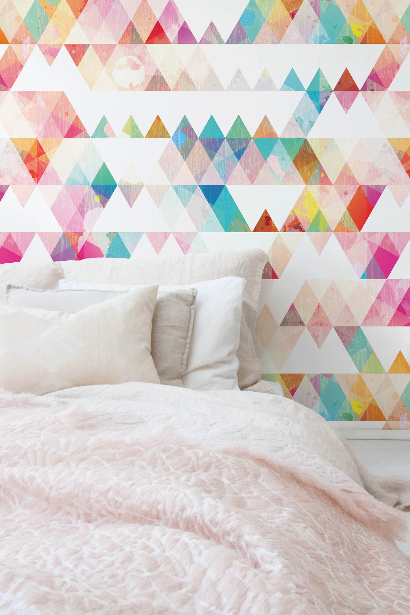 Watercolor Wallpaper Removable Wallpaper Watercolor Print Etsy