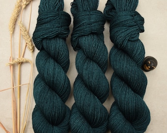 Dyed to order * Pure Merino * Hand dyed fingering weight yarn, superwash merino wool, 400m/100g, "Riders on the Storm"