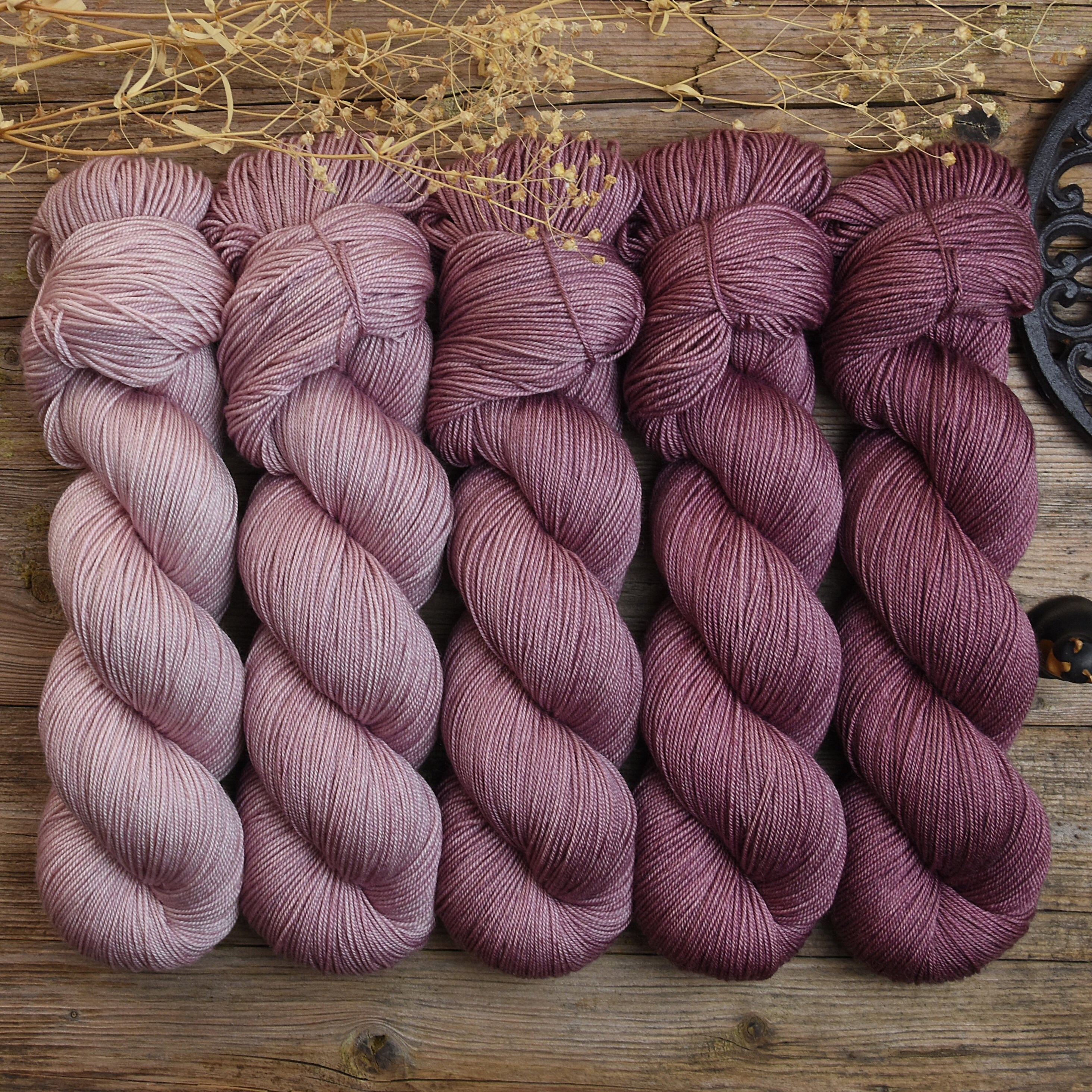 PRE-ORDER Fade Set of 5 Skeins Hand Dyed Fingering - Etsy Israel