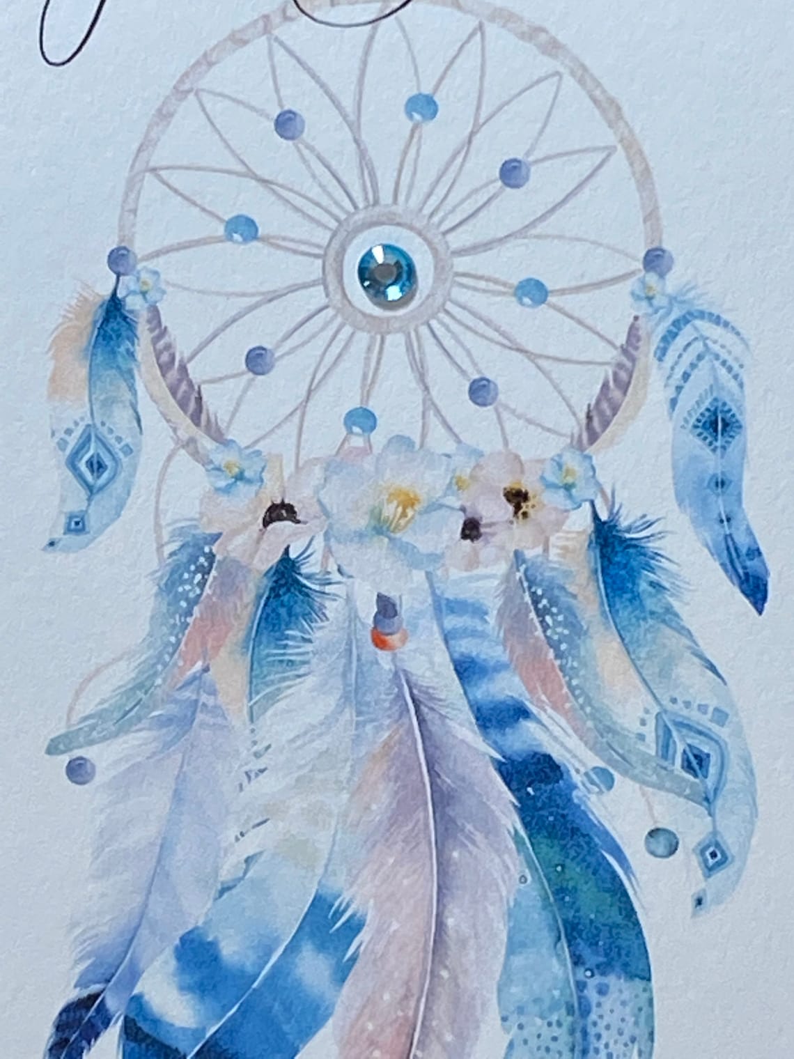 Birthday card dreamcatcher option to personalise - Etsy.de