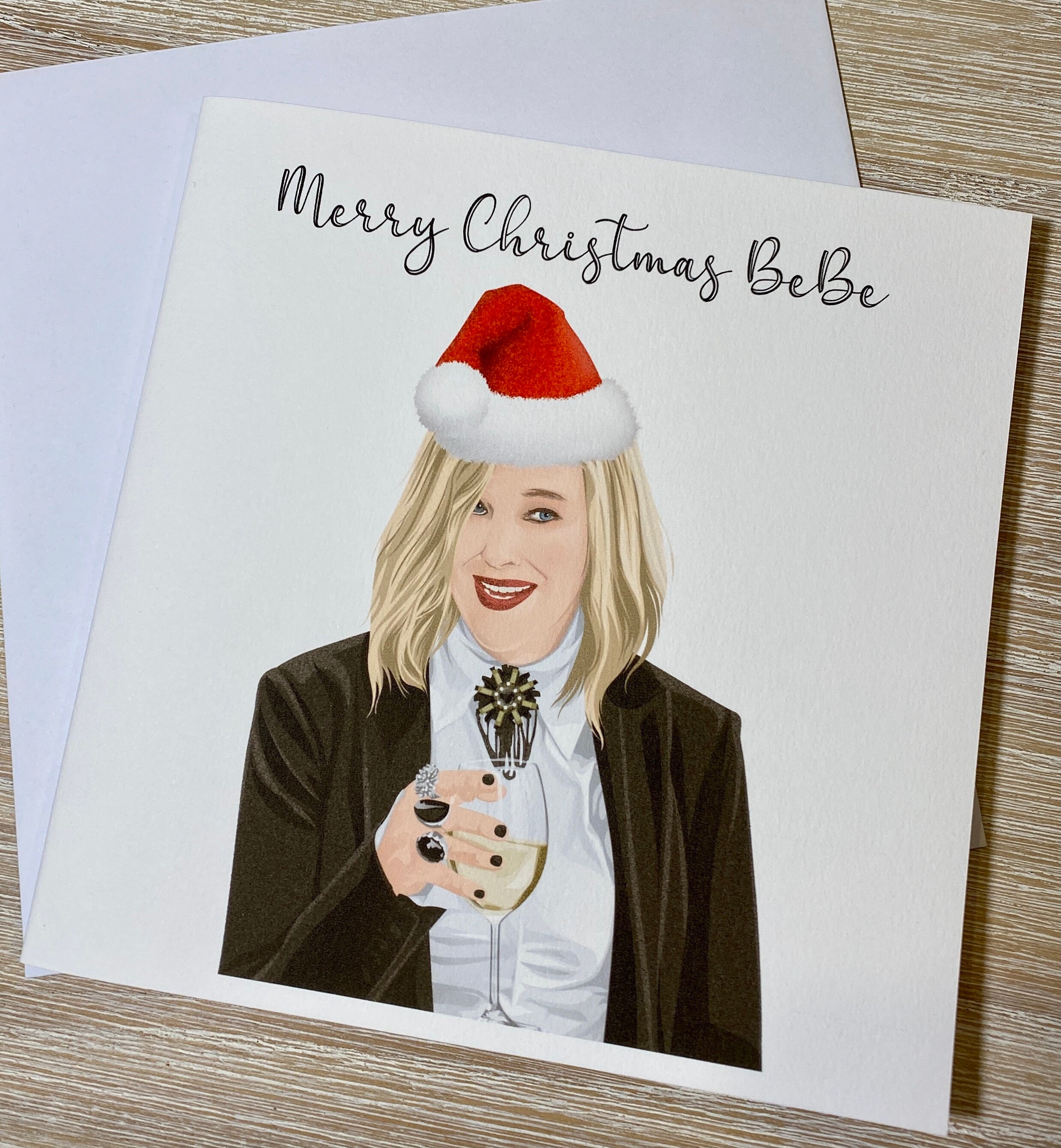 Schitts Creek Christmas Card bebe Blank Inside Option to Etsy