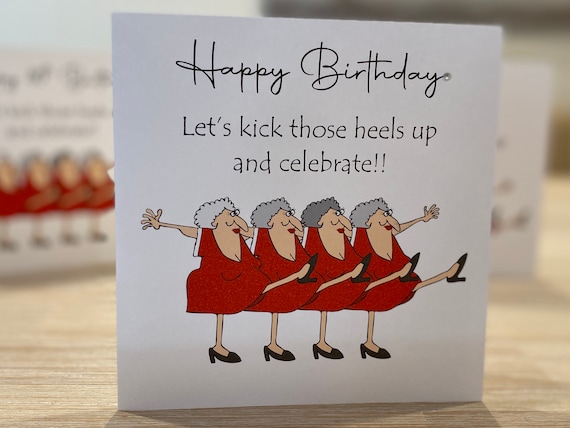 Old Lady Birthday Cards