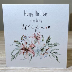 Wife Birthday card