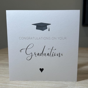 Graduation card - personalised graduation card