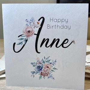 Personalised birthday card