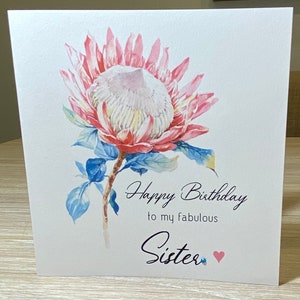 Sister Birthday card