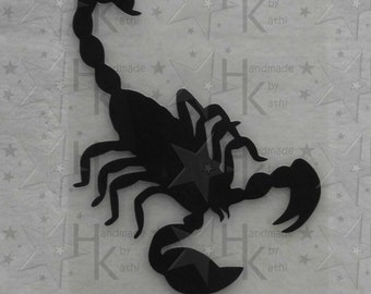Bügelbild - Skorpion - viele mögliche Farben