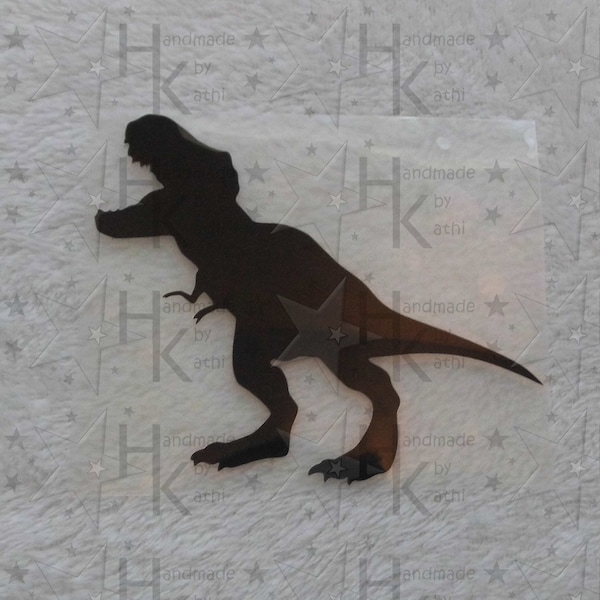 Bügelbild - T-REX / Dinosaurier (Silhouette) - viele mögliche Farben