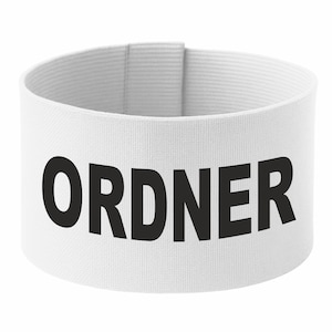 Regulowana opaska na ramię "FOLDER" | 10 cm wysokości | w 3 rozmiarach | opaska bezpieczeństwa i reklamowa | szlufka z zapięciem na rzep