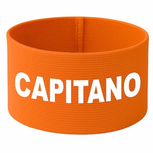 Brazalete elástico "CAPITANO" | 10 cm de alto | en 2 tamaños | venda de seguridad y promocional | lazo