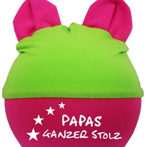 Baby Ears Hat Multicolor with Dad&#39;s Pride