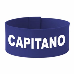 Brazalete ajustable "CAPITANO" | 5 cm de alto | en 3 tamaños | brazalete de seguridad y promocional | cierre de velcro
