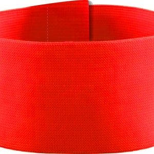 Klett-Armbinde 10 cm Höhe personalisiert mit deinem Wunschmotiv Rot