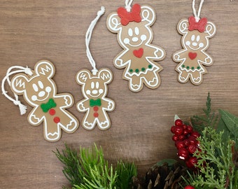 Park Pals Gingerbread ornaments