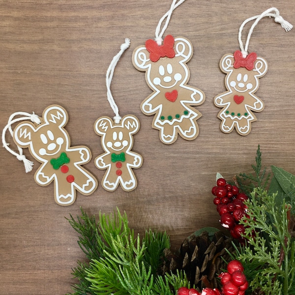 Park Pals Gingerbread ornaments