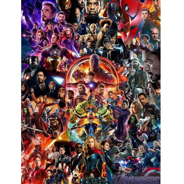 Avengers . Marvel . PDF . Counted cross stitch . Pattern . Maximum Size . Digital Design . All Movies