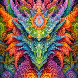 Dragón - PDF. Patrón de punto de cruz contado. Diseño digital . Descarga instantánea . Gráfico de bricolaje. Compatible con el guardián de patrones. CONSIGUIÓ . dragones