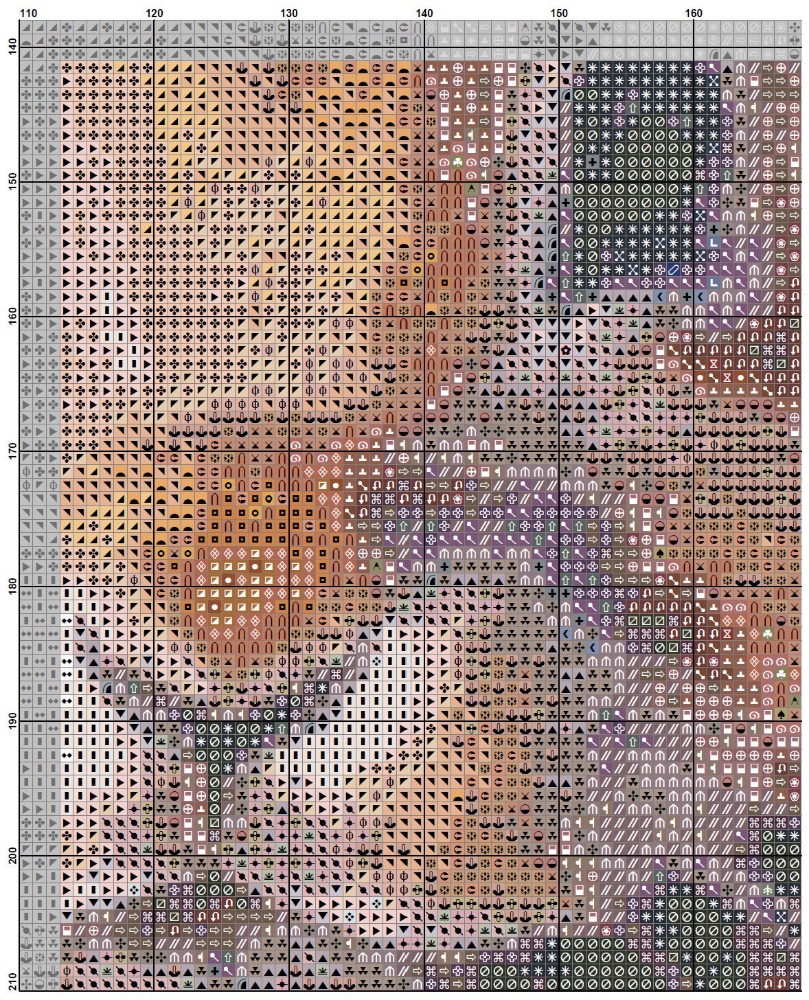 Bunny Pdf Counted Cross Stitch Pattern Digital Design Instant