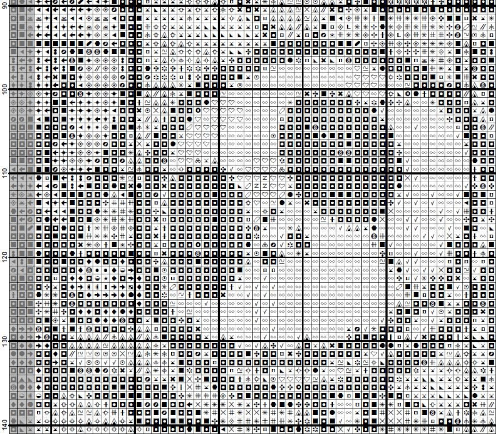 The Nightmare Before Christmas - PDF . Counted Cross Stitch Pattern ...