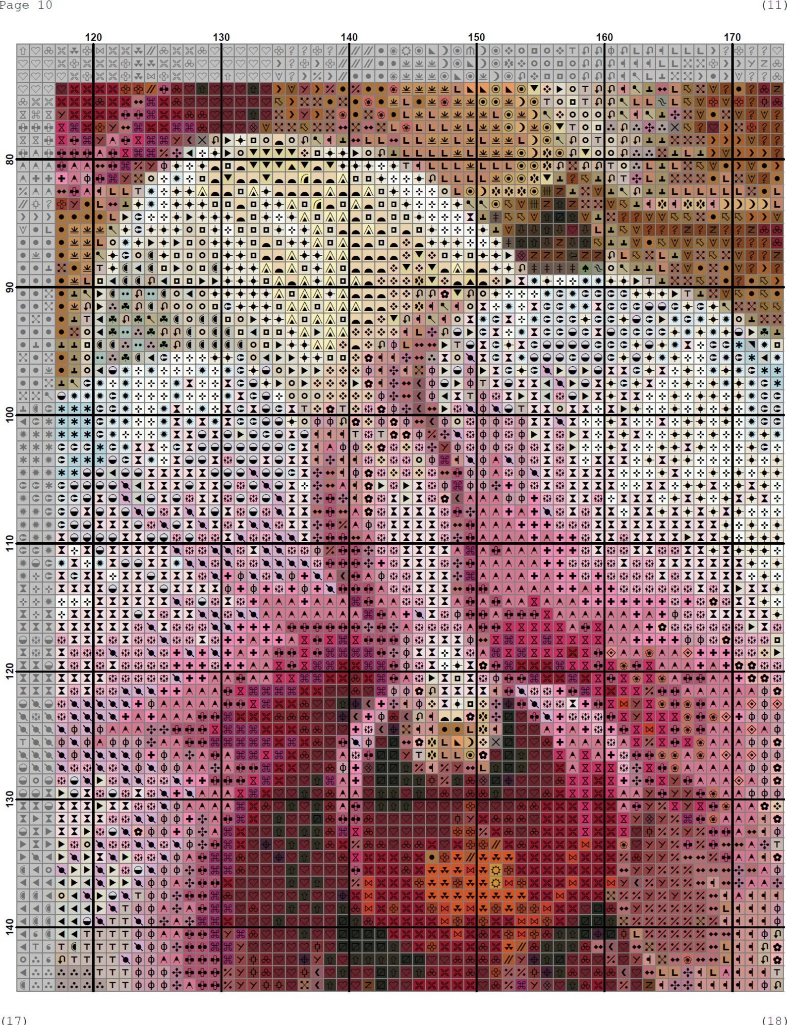 Orchid Tea Party - PDF . Counted Cross Stitch Pattern . Digital Design ...