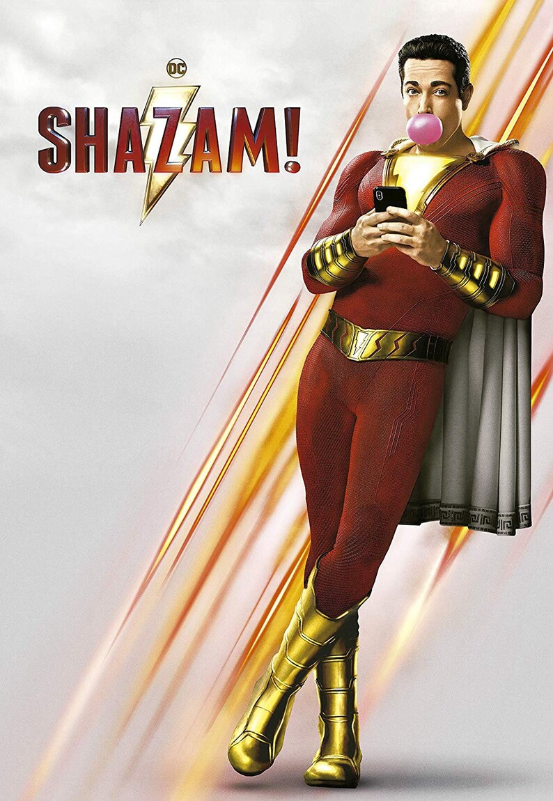 Shazam PDF cross stitch pattern | Etsy