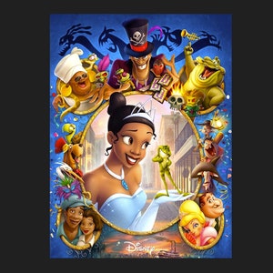 The princess and the frog - PDF . Counted cross stitch pattern . Digital design . Instant download . DYI chart . Pattern keeper compatible