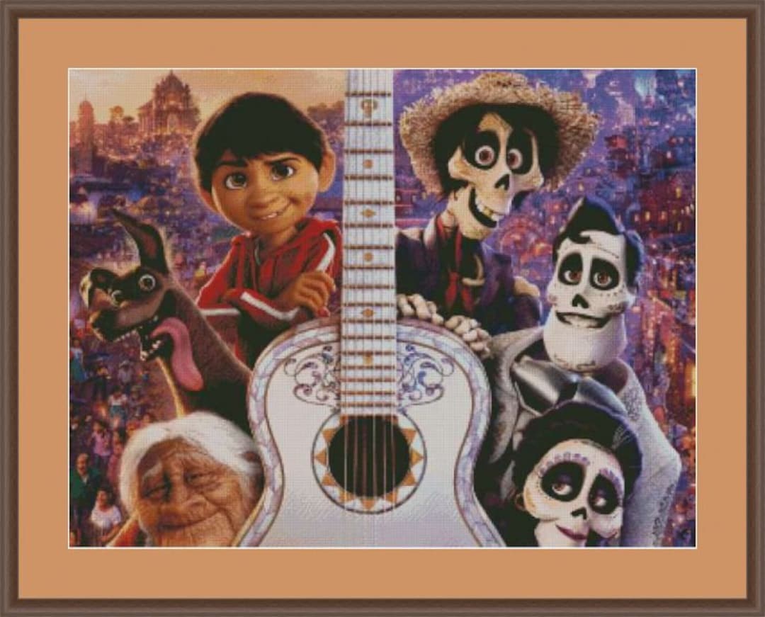 Coco - PDF . Counted Cross Stitch Pattern . Digital Design . Instant ...