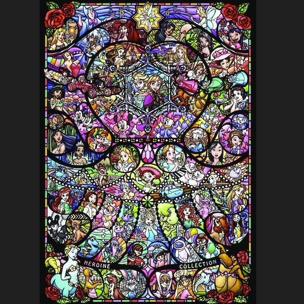 Heroine Collection -  PDF . counted cross stitch pattern. Digital design . Instant download . Stained glass . Pattern Keeper friendly . DIY