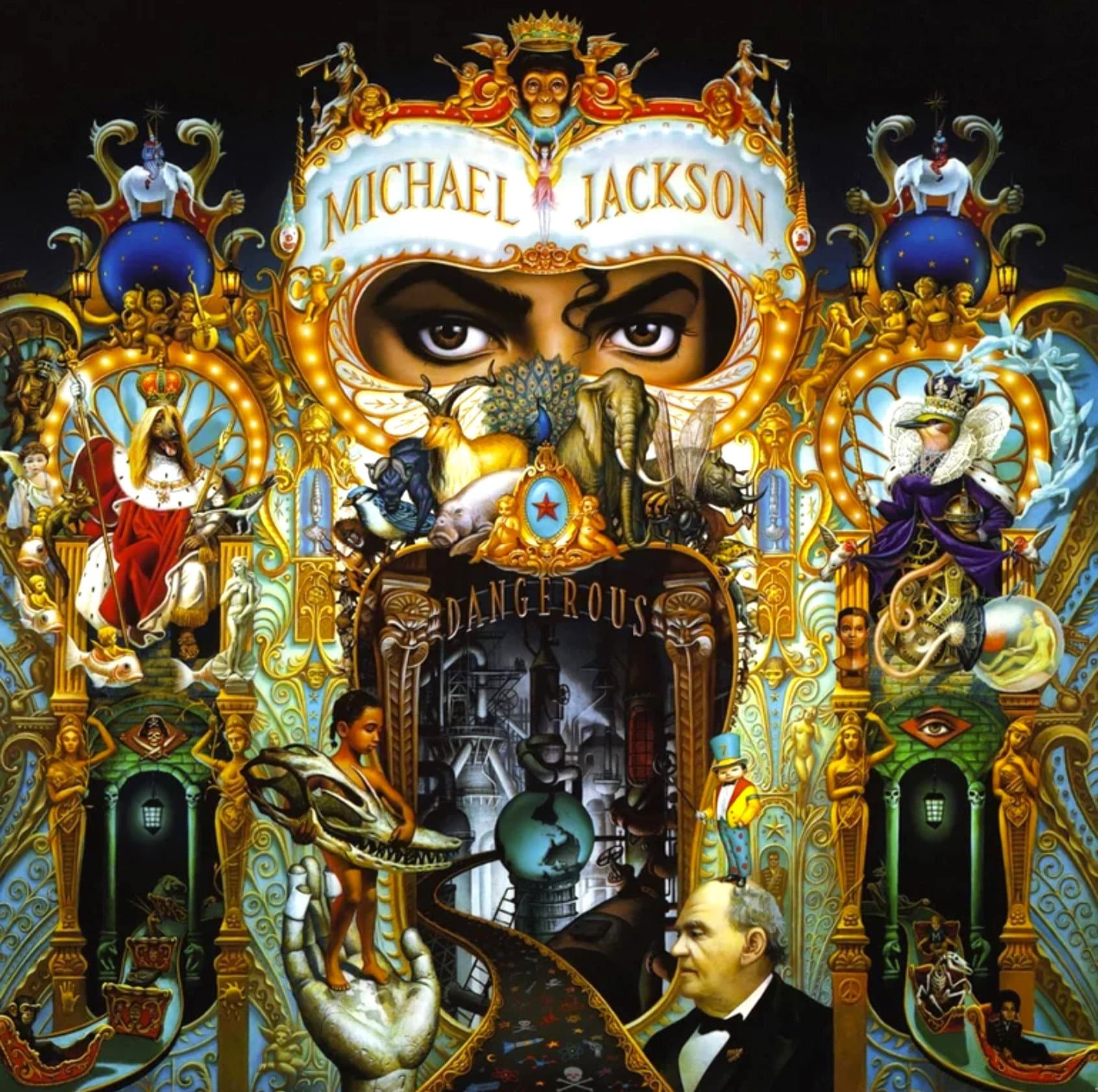 Michael Jackson - PDF . Counted cross stitch pattern . Digital design . Instant download . Dangerous . King . DIY Chart .