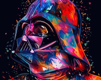 Darth Vader - PDF . Kreuzstichmuster . Digitales Design . Sofortiger Download. Kosmische Kunst