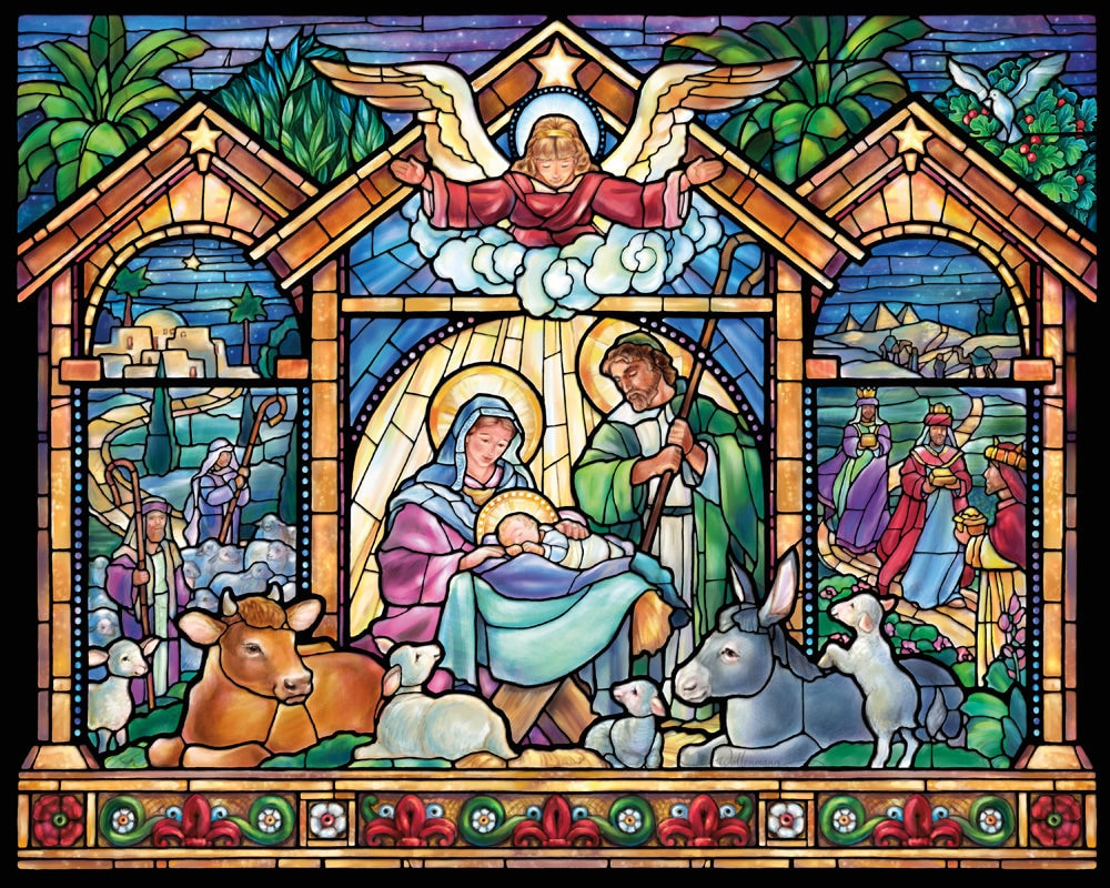 Nativity . Christmas - PDF . Counted cross stitch pattern . digital d…