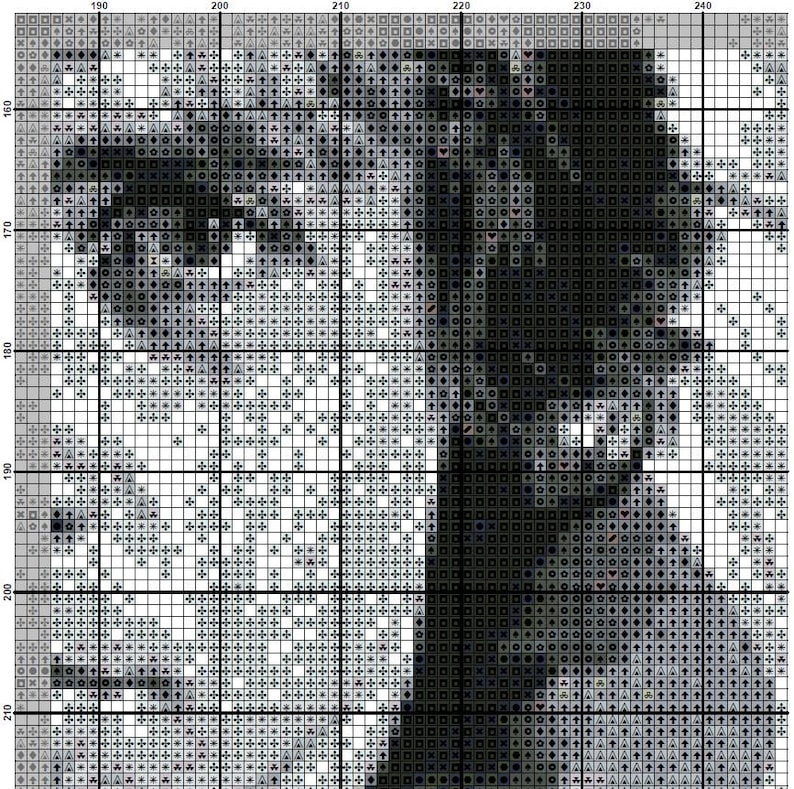 K&ouml;nnte beinhalten: Schwarzwei&szlig;es Pixel-Art-Portr&auml;t einer Person mit kurzen Haaren und einem ernsten Ausdruck. Das Gesicht der Person steht im Mittelpunkt des Bildes, wobei Augen und Mund deutlich sichtbar sind.
