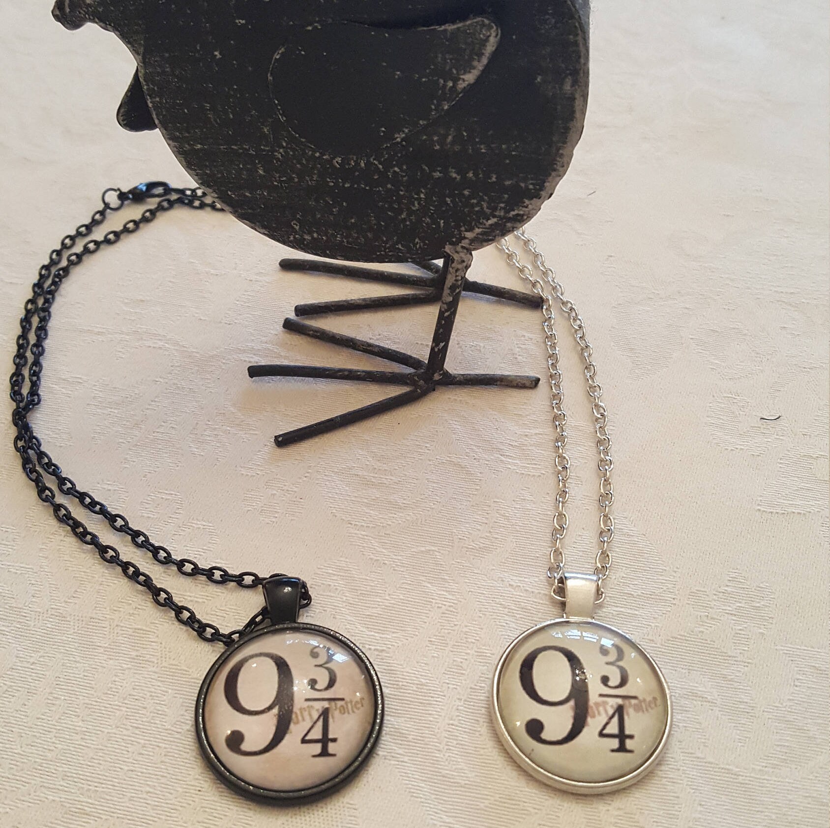 Harry Potter Necklace Platform 9 3/4 Cameo Pendant Necklace Etsy