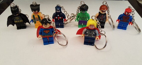 hulk keychain lego