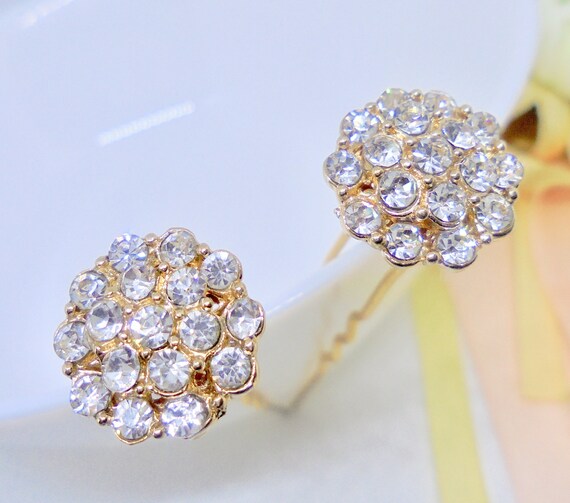 Bridal Hair Pins Cluster Gold Hair Pins Wedding Hair Pins Etsy