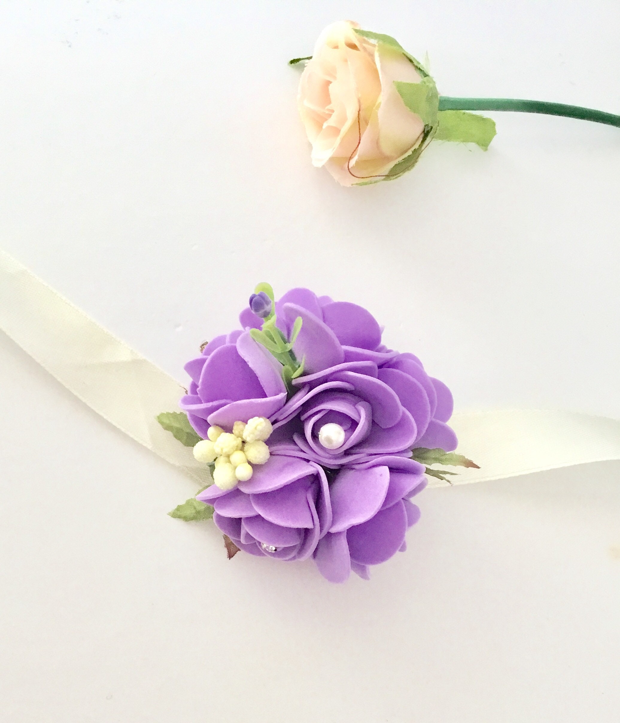 Corsage Wedding Corsage Wrist Corsage Flower Corsage - Etsy UK