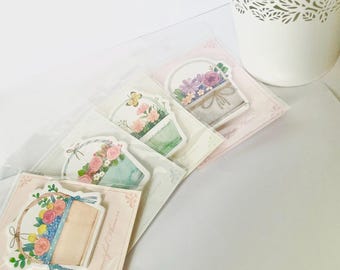 Blomsterkorg Klisterlappar: Naturjournalanteckningar (30 sidor)
