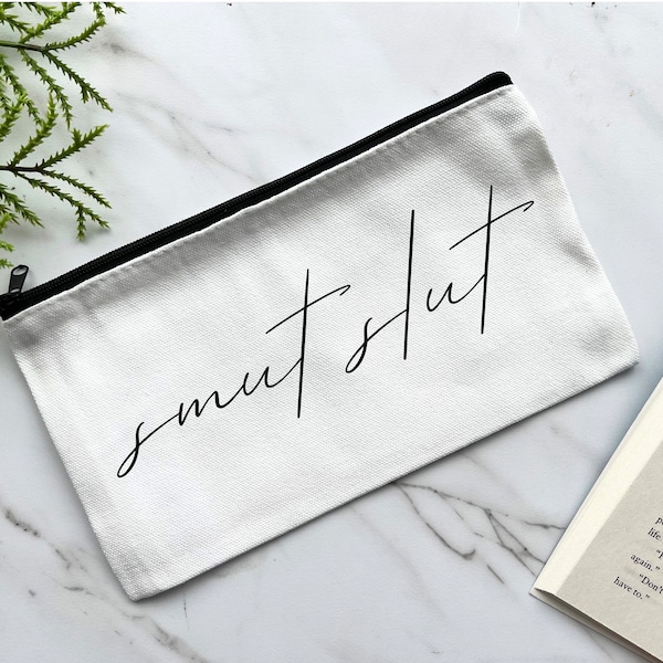 Smut makeup bag|Smut pencil bag|Travel bag|Smut lover gift|Smut stuff|Smut travel bag|Small travel bag|smut slut travel pouch|Zipper pouch