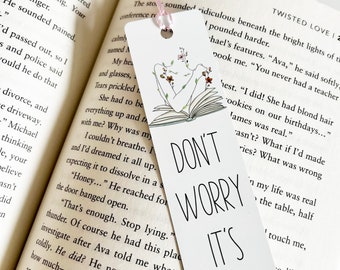 Don’t worry it’s porn|Bookmark|Smut lover|Smut slut|smut bookmark|Reader gift|Metal bookmark|Tassel book mark|Smut gift|Good girl|Line art