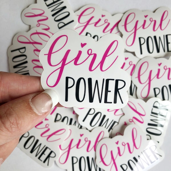 girl power sticker|Girl power|Body positive sticker|Girls support girls|Waterproof sticker|Car sticker|Waterbottle sticker|Feminist sticker