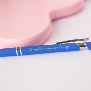 Lieber lesen|Lustiger Stift|Booktok Stift|Buch Liebhaber Stift|Süßer Stift|Buch Stift|Personalisiert|Buchliebhaber|Individuell|Geschenk für sie|Schreibtisch|Blackink