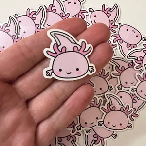 Axolotl|Axolotl sticker|Cute sticker|Axolotl lover gift|Waterproof sticker|Laptop sticker|Weatherproof sticker|Ipad sticker|Vinyl sticker