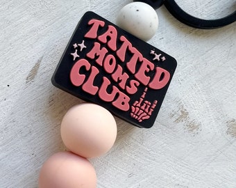 Tatted moms club|Tattoo mama keychain|Silicone keychain|Rock keychain|keyring silicone|Mothers day gift|mama gift|Rock on|Rad mom keychain